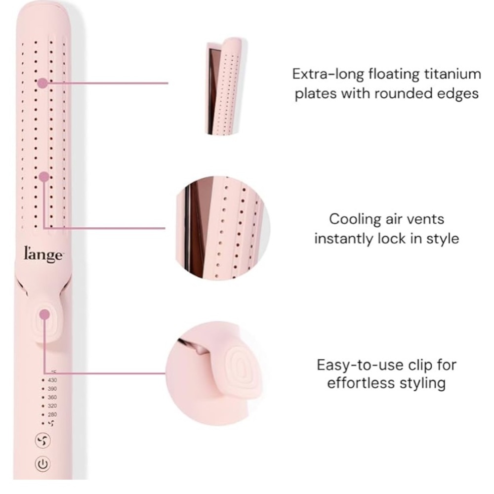 Lange curling/flat iron comes with the box only tried once.